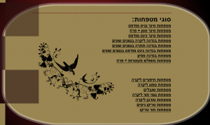 סוגי מטפחות