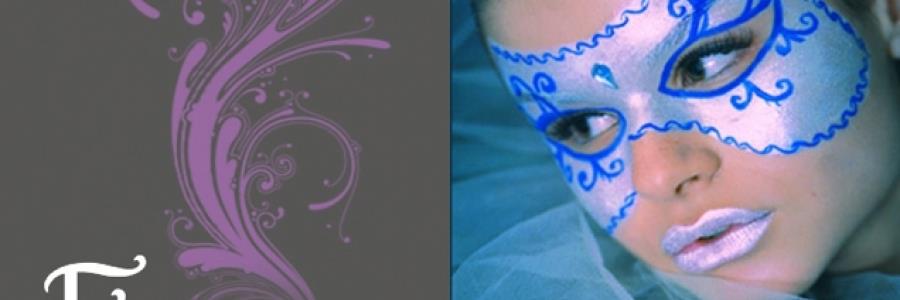 איפור לפורים מסכה ונציאנית