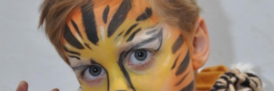 איפור נמר לילד