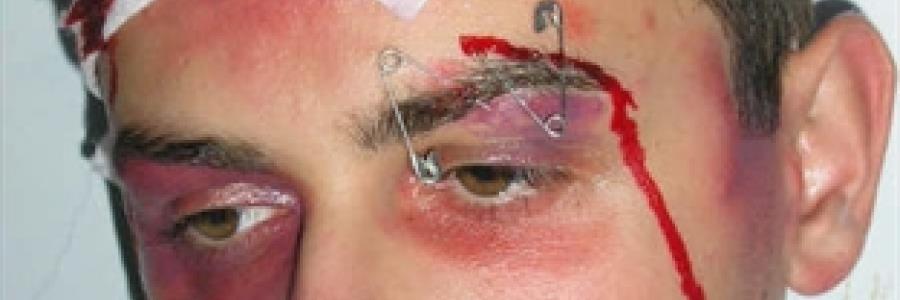 איפור פצוע לפורים