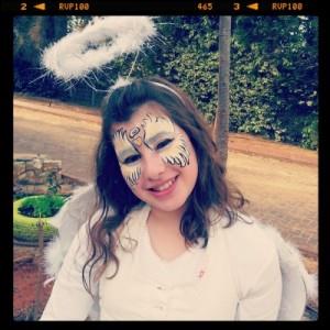 איפור לפורים מלאך