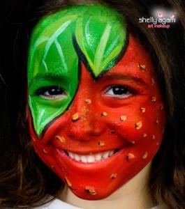 איפור תות לפורים